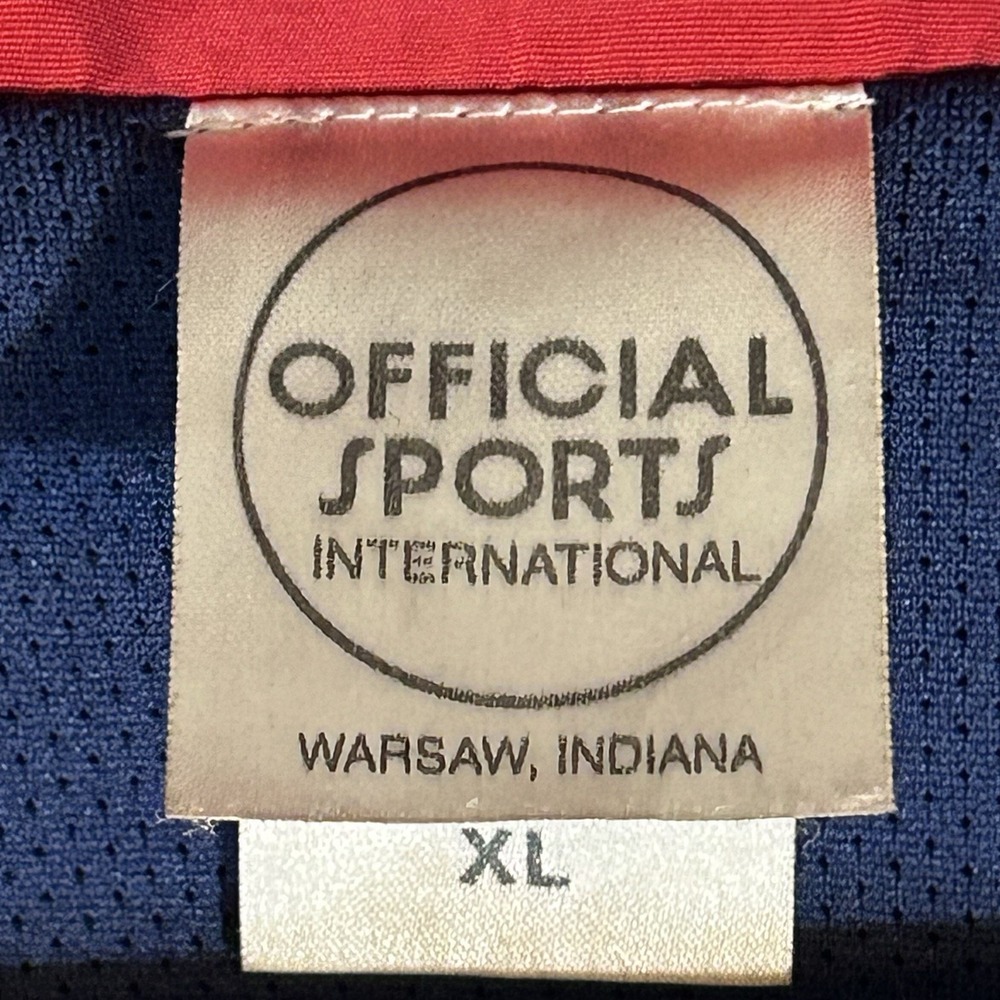 Vintage Official Sports USA Soccer Referee Program Windbreaker Jacket XL - Picture 6 of 9
